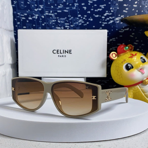 TRIOMPHE SUNGLASS 533218 IN IVORY ACETATE CAMEL LENSES