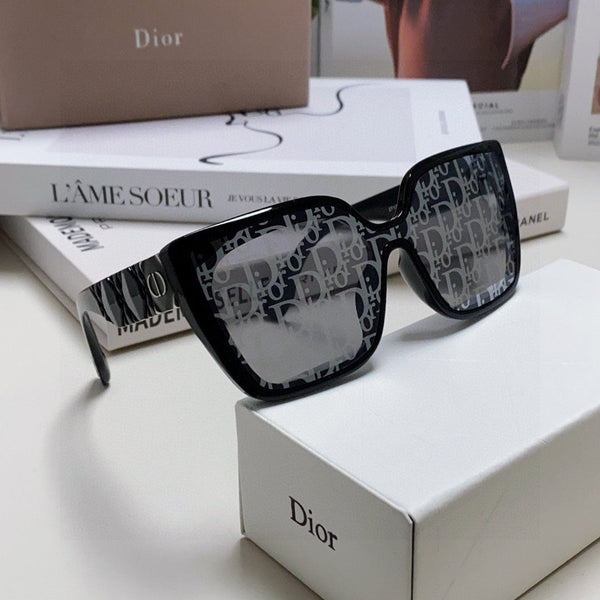 OCCHIALE DA SOLE LADY 95.22 S2F 571583 IN ACETATO NERO MASCHERINA OBLIQUA