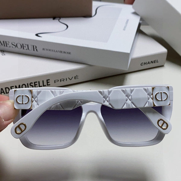 LADY 95.22 S2F SUNGLASS 571584 IN WHITE ACETATE