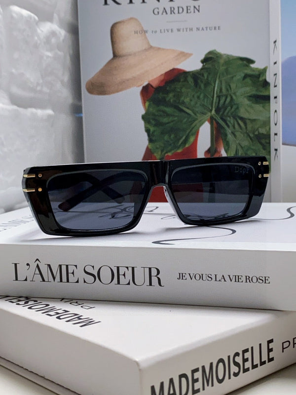 SIGNATURE SUNGLASS 571588 IN BLACK ACETATE