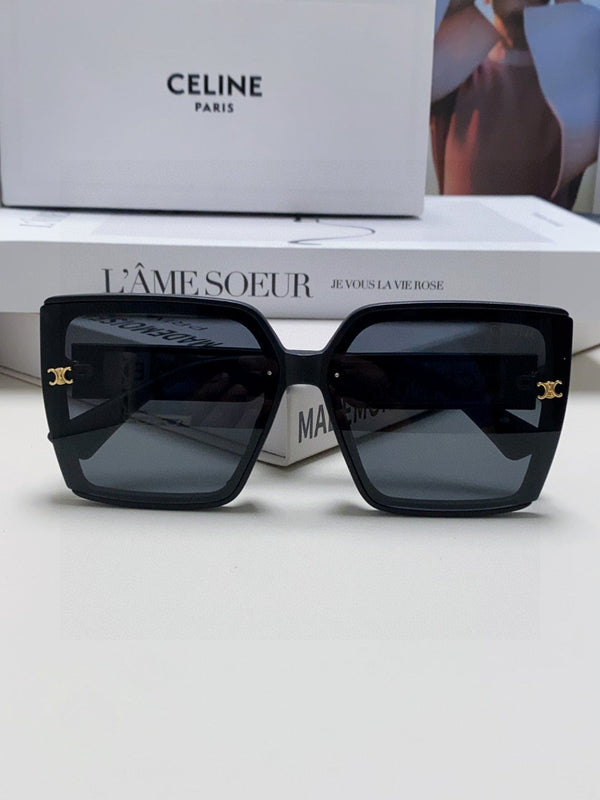 TRIOMPHE SUNGLASSES 573256 IN BLACK ACETATE