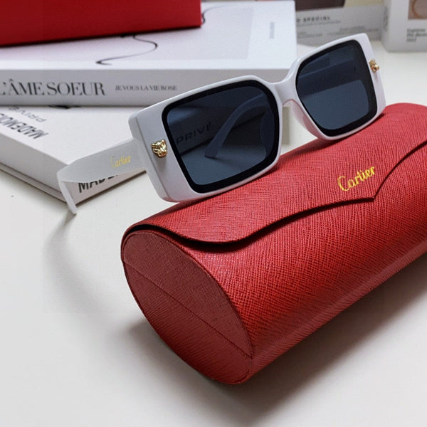 EMBOSSED LOGO RECTANGULAR FRAME SUNGLASSES 575773 IN ACETATE