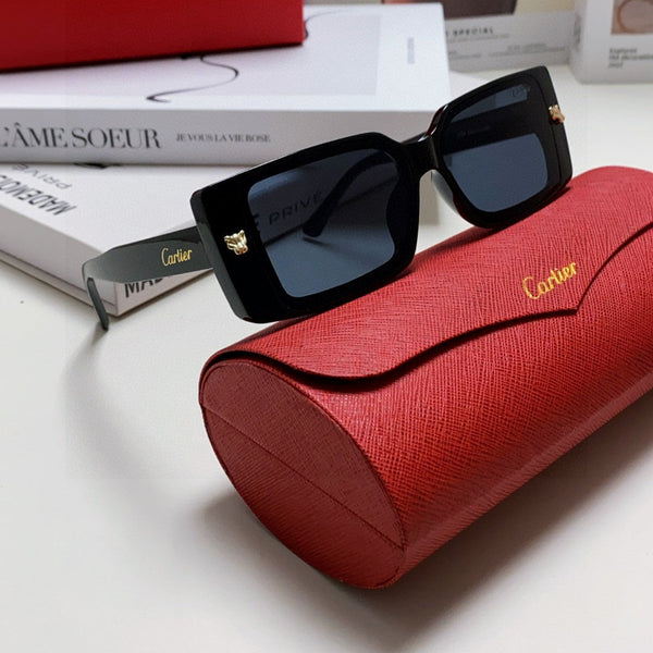 EMBOSSED LOGO RECTANGULAR FRAME SUNGLASSES 575773 IN ACETATE