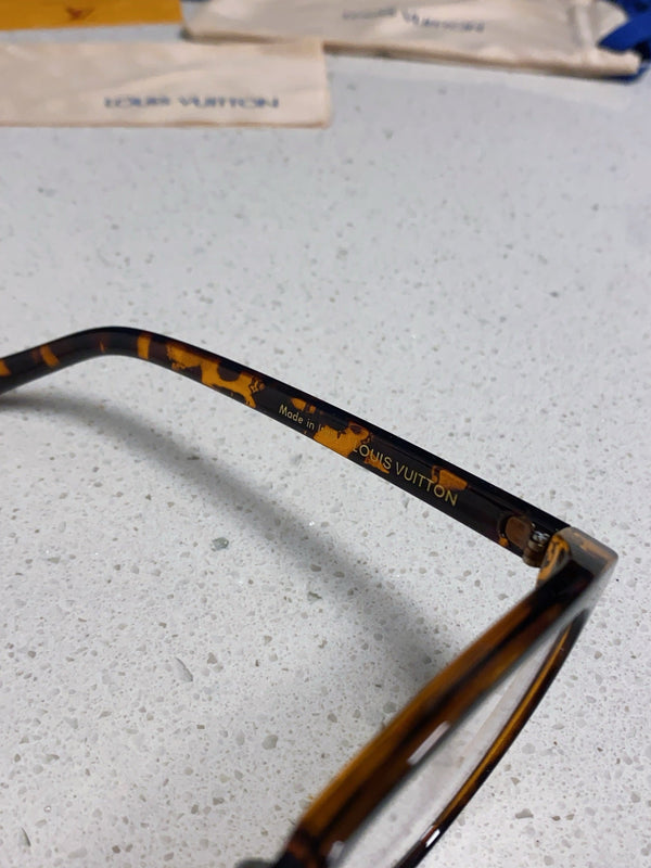 CAT EYE SUNGLASSES 573323 IN HAVANA ACETATE MONOGRAM LOGO