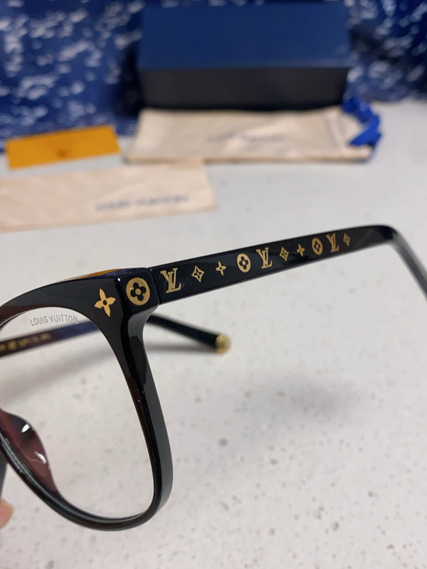 CAT EYE SUNGLASSES Z1657W IN BLACK ACETATE MONOGRAM LOGO