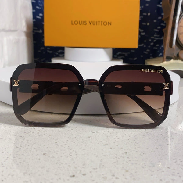 SQUARE SUNGLASSES 573319 IN BEIGE ACETATE BROWN SMOKE LENS