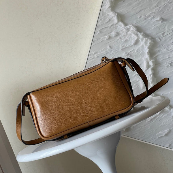 SIMPLY MINI 22 IN BRONZE BROWN GRAINED CALFSKIN