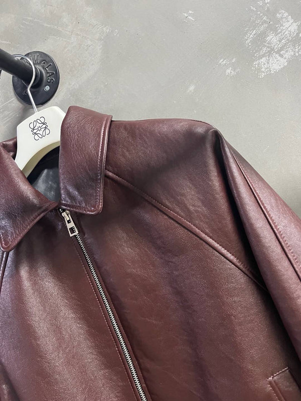 Loewe 2025 Leather Jacket Brown Sheepskin