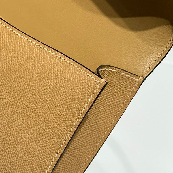 HM Constance Elan 24 Liquid Caramel Epsom Silver Hardware 237337