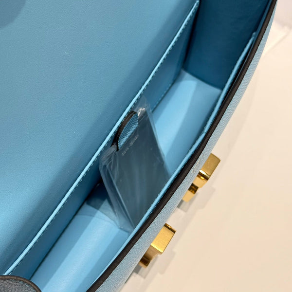 HM Constance Elan 24 Day Sky Blue Epsom Gold Hardware 237338