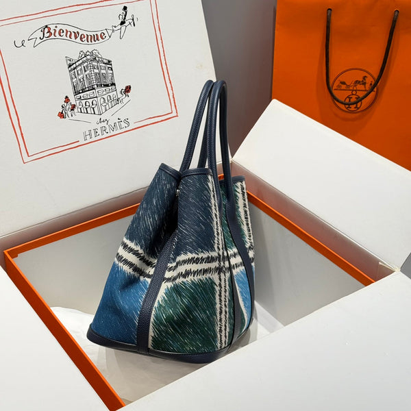 HM Garden Party 36 Multicolor Canvas and Negonda Calfskin 243180