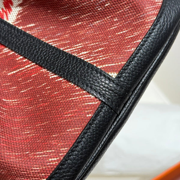 HM Garden Party 36 Multicolor Canvas and Negonda Calfskin 243174