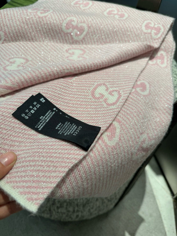 SCIARPA 180 CM IN LANA ROSA CHIARO 405524