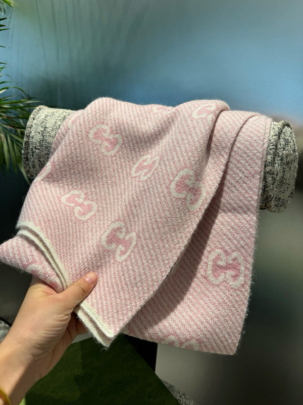 SCIARPA 180 CM IN LANA ROSA CHIARO 405524