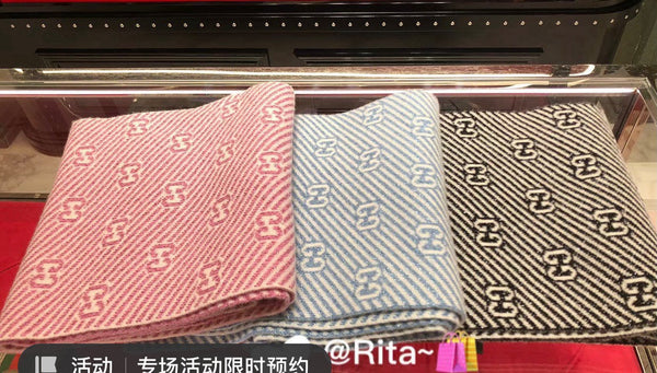 SCIARPA 180 CM IN LANA ROSA CHIARO 405524