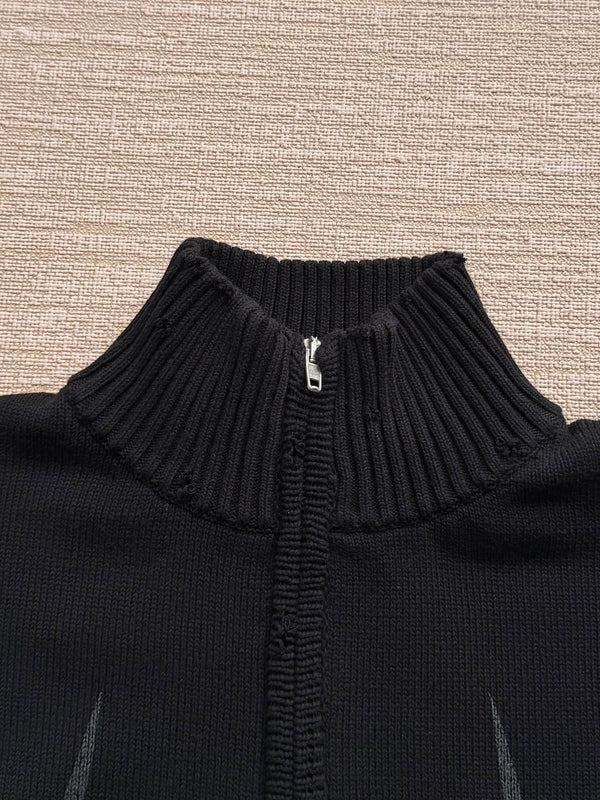 Balenciaga 25 Turtleneck Sweater Black Wool 0018