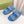 GG  Rubber Sole Logo Sandals Blue Caro