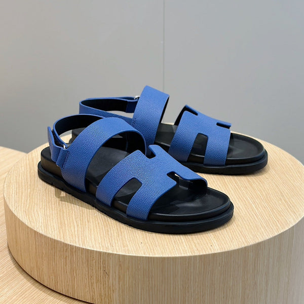 HM GENIUS SANDAL COBALT CALFSKIN