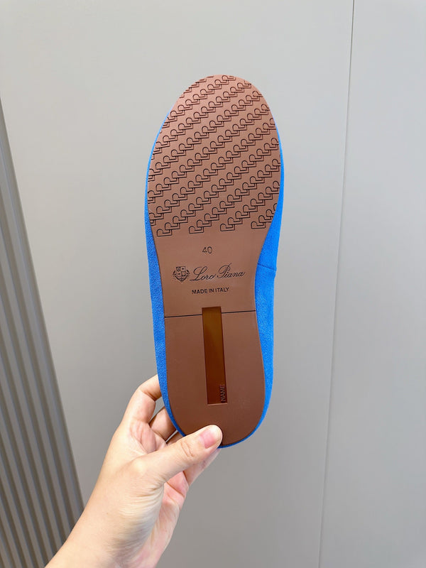 LP TOMORI SABOT MULES LAPIS SUEDE