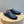 LP TOMORI SABOT MULES NAVY MESH CALFSKIN