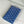 Goyard Grenelle Passport Cover 10cm Blue Canvas & Cafskin