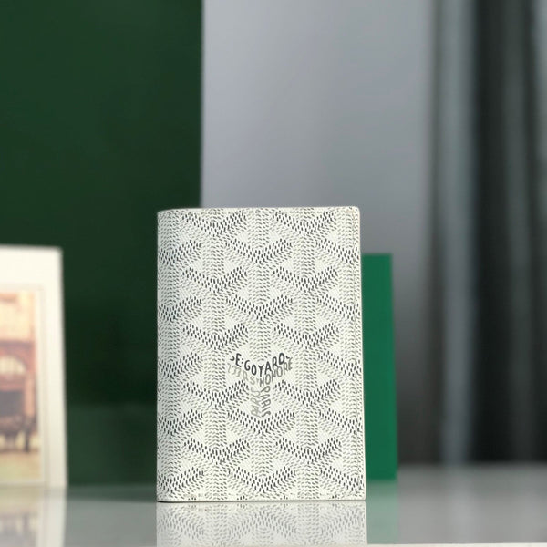 Goyard Saint-Pierre Card Wallet 11cm White Canvas