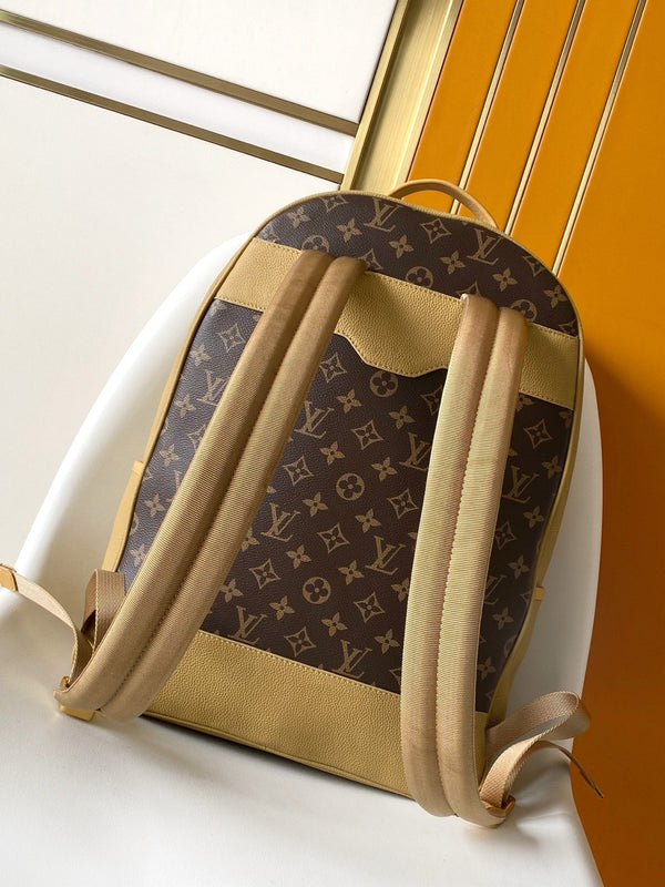 LV Outdoor Backpack Khaki Monogram Canvas & Cowhide