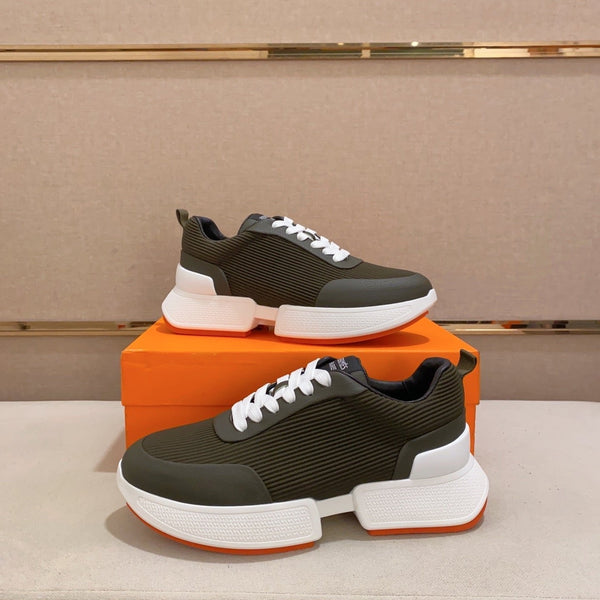 HM BOUNCING SNEAKER OLIVE WEAVE