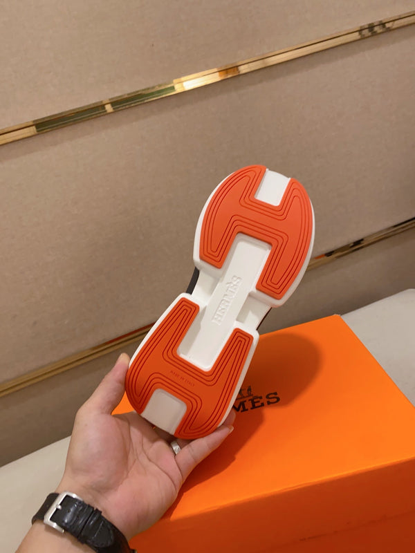 HM BOUNCING SNEAKER MARRONE INTRECCIATO