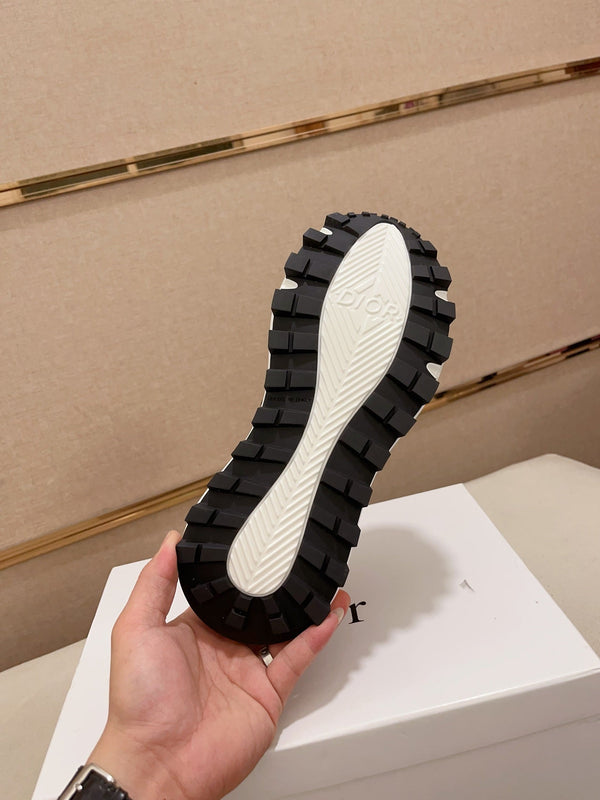 CD CROSS SNEAKER TAN AND BEIGE SUEDE