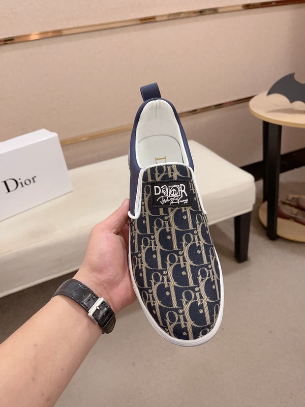 CD SOLAR SLIP-ON NAVY JACQUARD