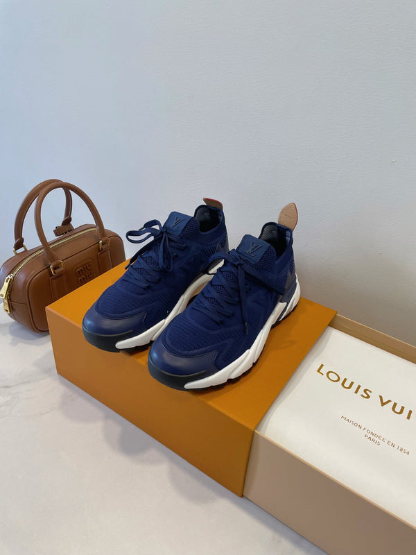 LV Runner Tatic Sneaker Navy Frabic 500226