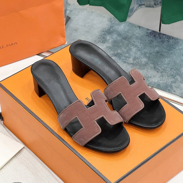 0ran 45 sandal sienna velvet goatskin