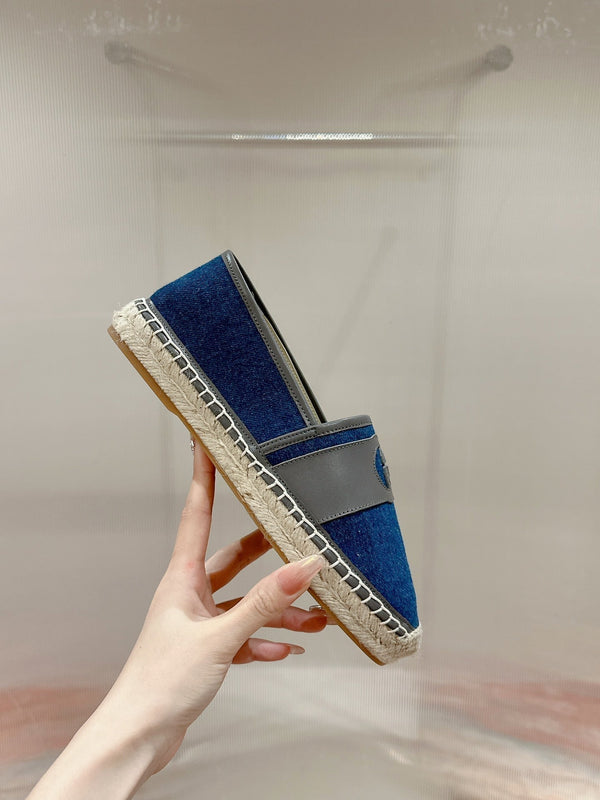 GG ESPADRILLES SLIP - ON AEGEAN CANVAS