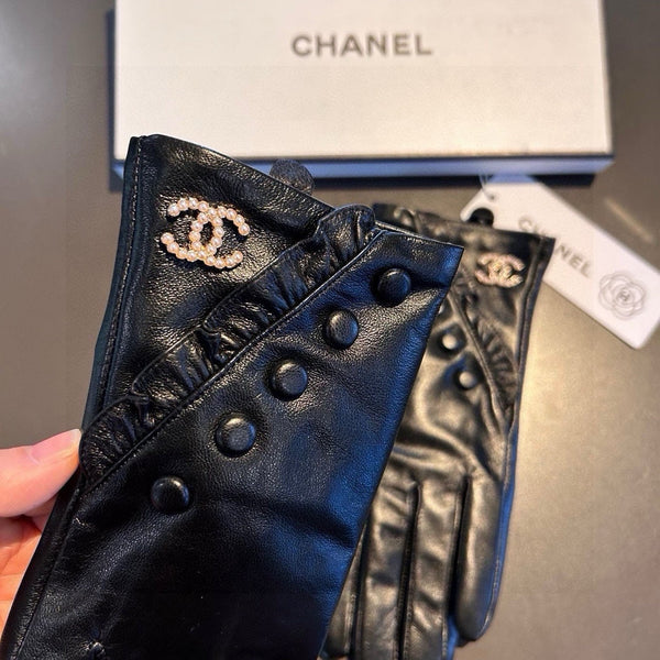 GUANTI IN PELLE DI AGNELLO NERA 466772