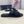 CD SYMBOL SLIDE CUT SANDAL BLACK JACQUARD