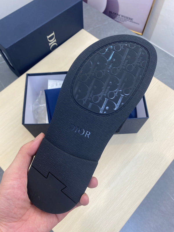 CD SLIDE ALIDAS SLIPPER BLACK JACQUARD