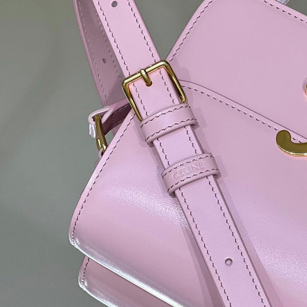 MINI CLAUDE 22 SHINY CALFSKIN LIGHT PINK