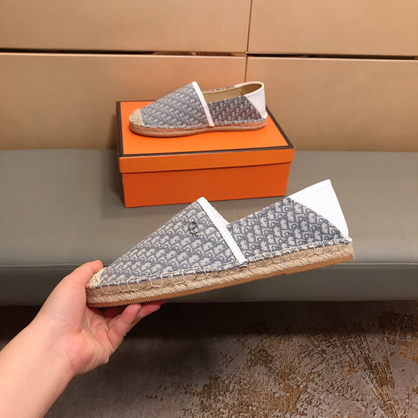 CD PARADISE ESPADRILLE LOAFER GRAY JACQUARD