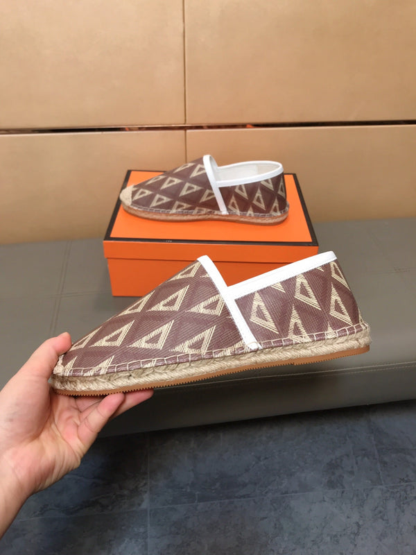 CD PARADISE ESPADRILLE LOAFER RUSSET GEOMETRIC JACQUARD