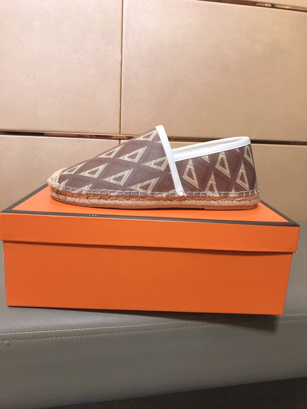 CD PARADISE ESPADRILLE LOAFER RUSSET GEOMETRIC JACQUARD