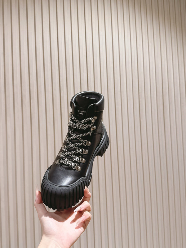 LV Ruby Ranger Ankle Boot 50mm Black Cowhide 450338