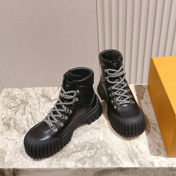 LV Ruby Ranger Ankle Boot 50mm Black Cowhide 450338