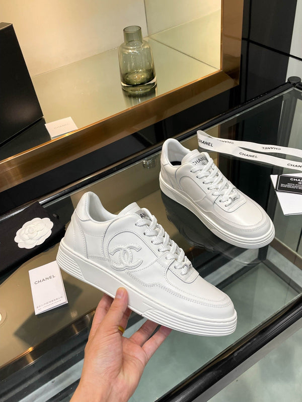 CC 25 Trainers White Cowhide Sheepskin 413860