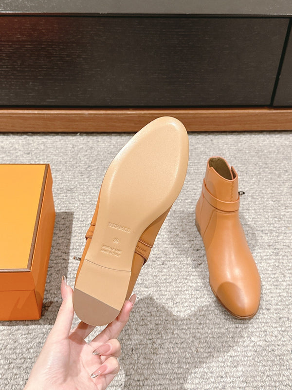 neo ankle boot light brown calfskin