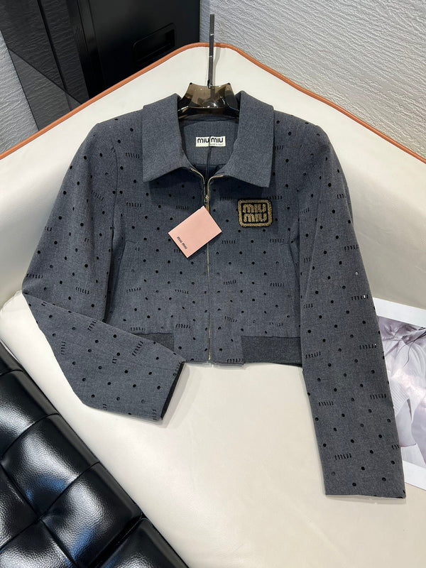 Miu Miu 25 Set Grigio Poliestere