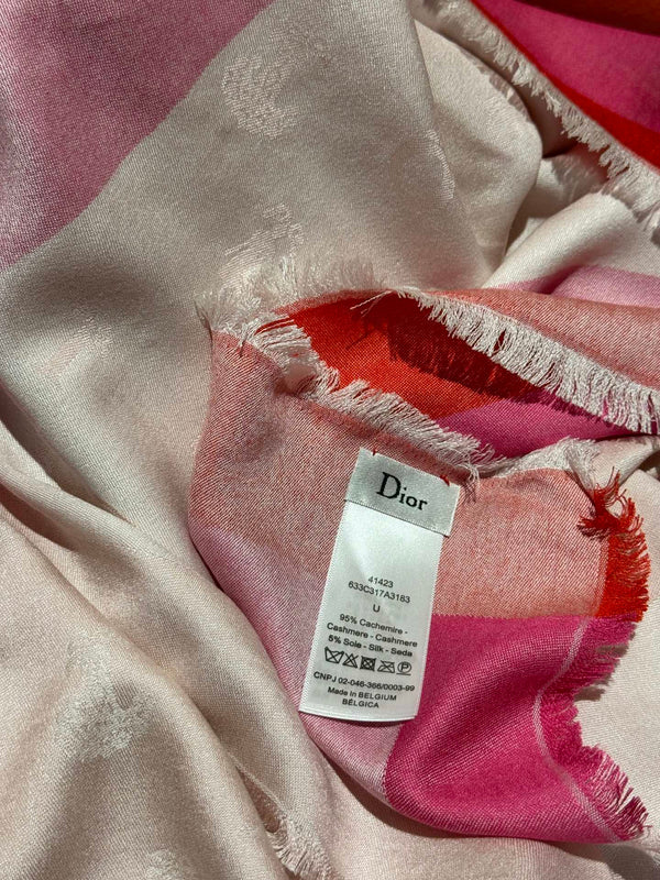 SCIALLE 140 CM IN CASHMERE E SETA ROSA CHIARO 413801