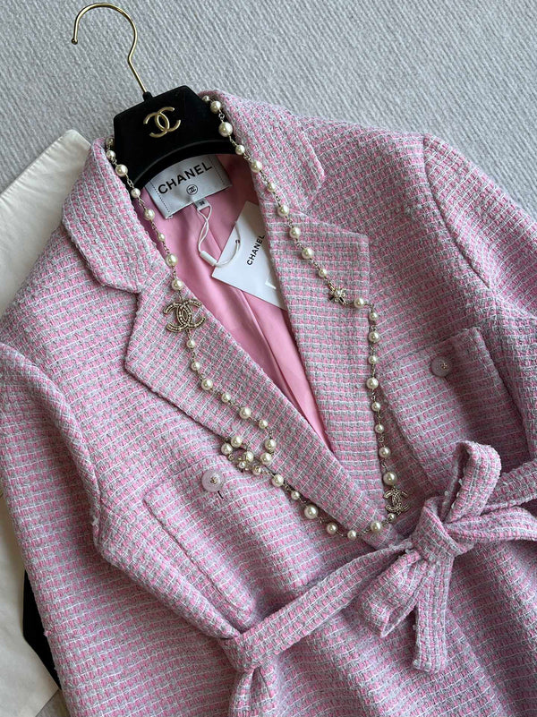 CC 25 Set Tweed Pink Cotton Polyamide