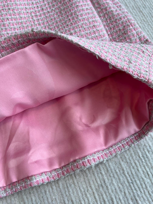 CC 25 Set Tweed Pink Cotton Polyamide