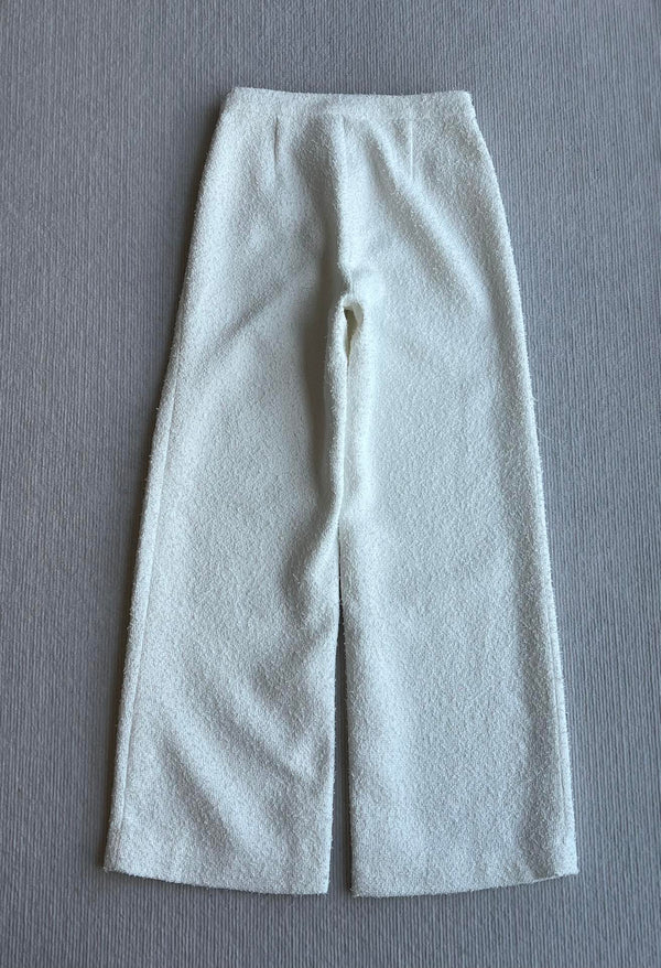 CC 25 Tweed Set Vest White Cotton Polyamide 251650